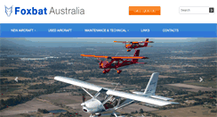 Desktop Screenshot of foxbat.com.au
